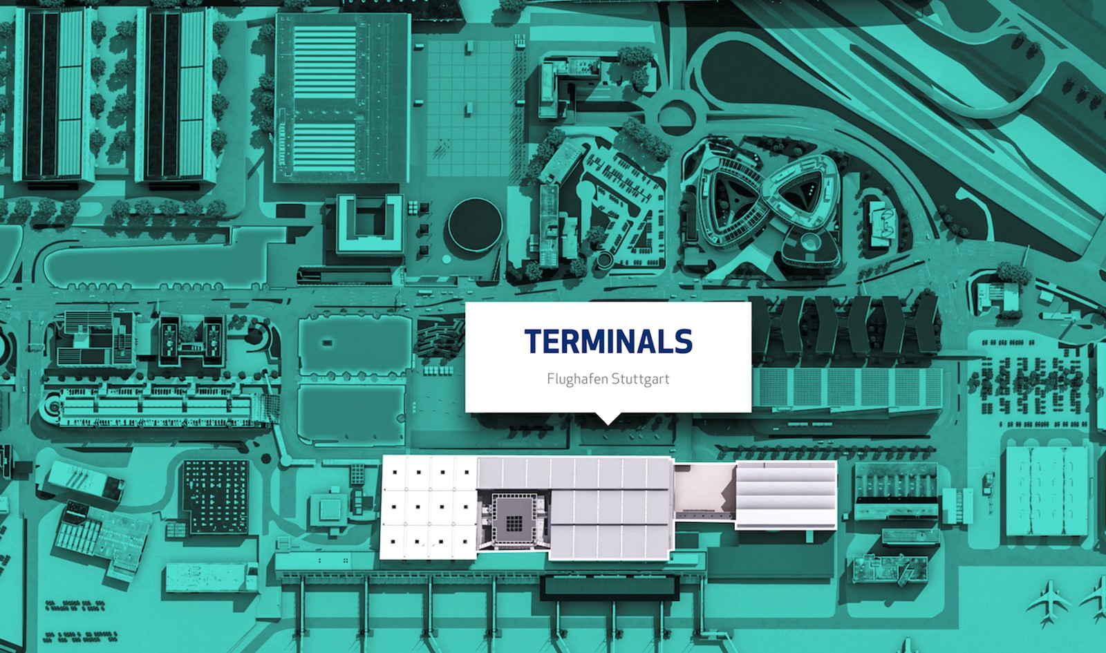Flughafen Stuttgart Plan Terminal 3 www.stuttgart-airport-city.com